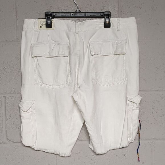 American Eagle Vintage Y2K Cargo Shorts, Size 10, NWT - Picture 6 of 7